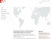 Tablet Screenshot of educationsuisse.ch
